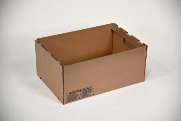 A plain brown cardboard box