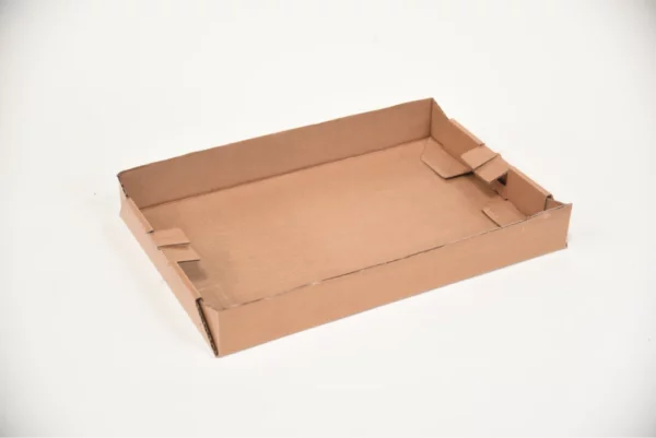A plain brown cardboard box on a white background.