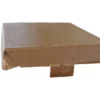 A brown cardboard box