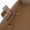 a close-up of a brown box