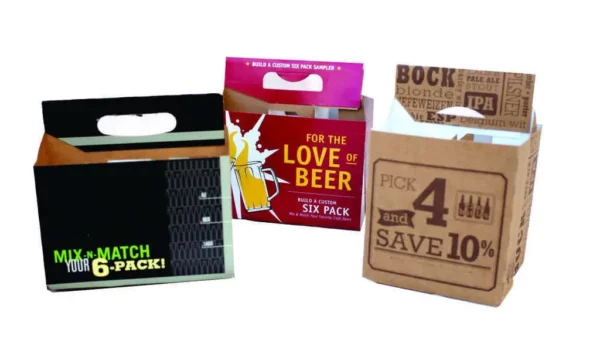several boxes of beer - Custom packaging
