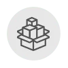 Stacked boxes icon | SCHC Packaging and Logistics Solutions