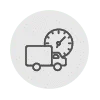 Fast delivery truck icon - SCHC Packaging and Logistics Solutions