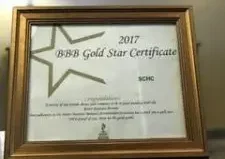 2017 BBB Gold Star Certificate