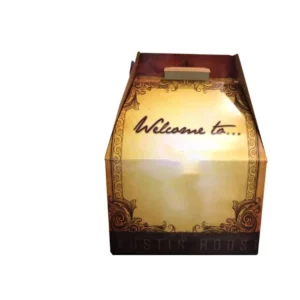 Decorative wax box, top 3PL supplies and packaging.