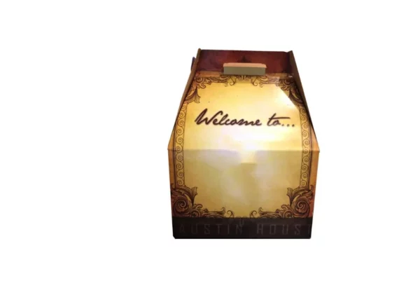 Decorative wax box, top 3PL supplies and packaging.