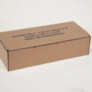 Small wetlock in brown color with text on it - top 3pl services - wax boxes and packaging